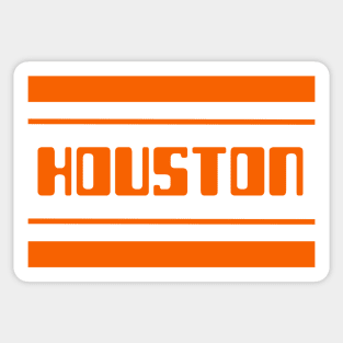 Houston Orange Stripes | Sports Team Sticker